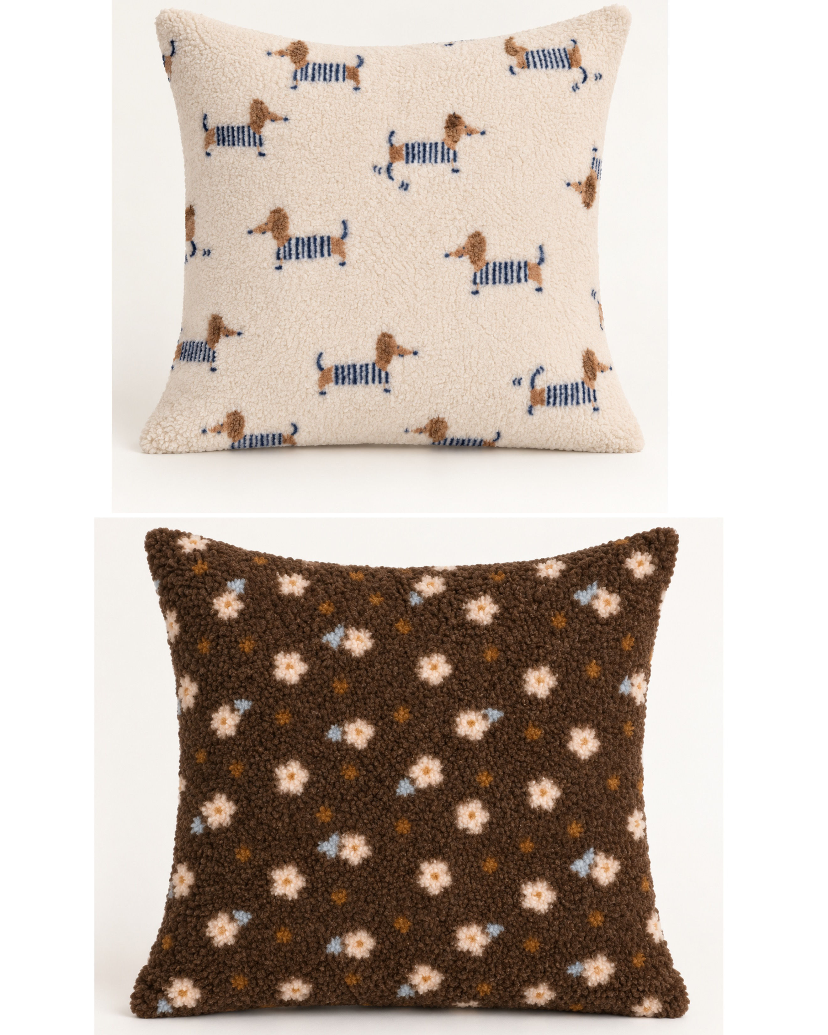 CHOIX DU TISSU : Taie de coussin ou d’oreiller en doudou/polaire