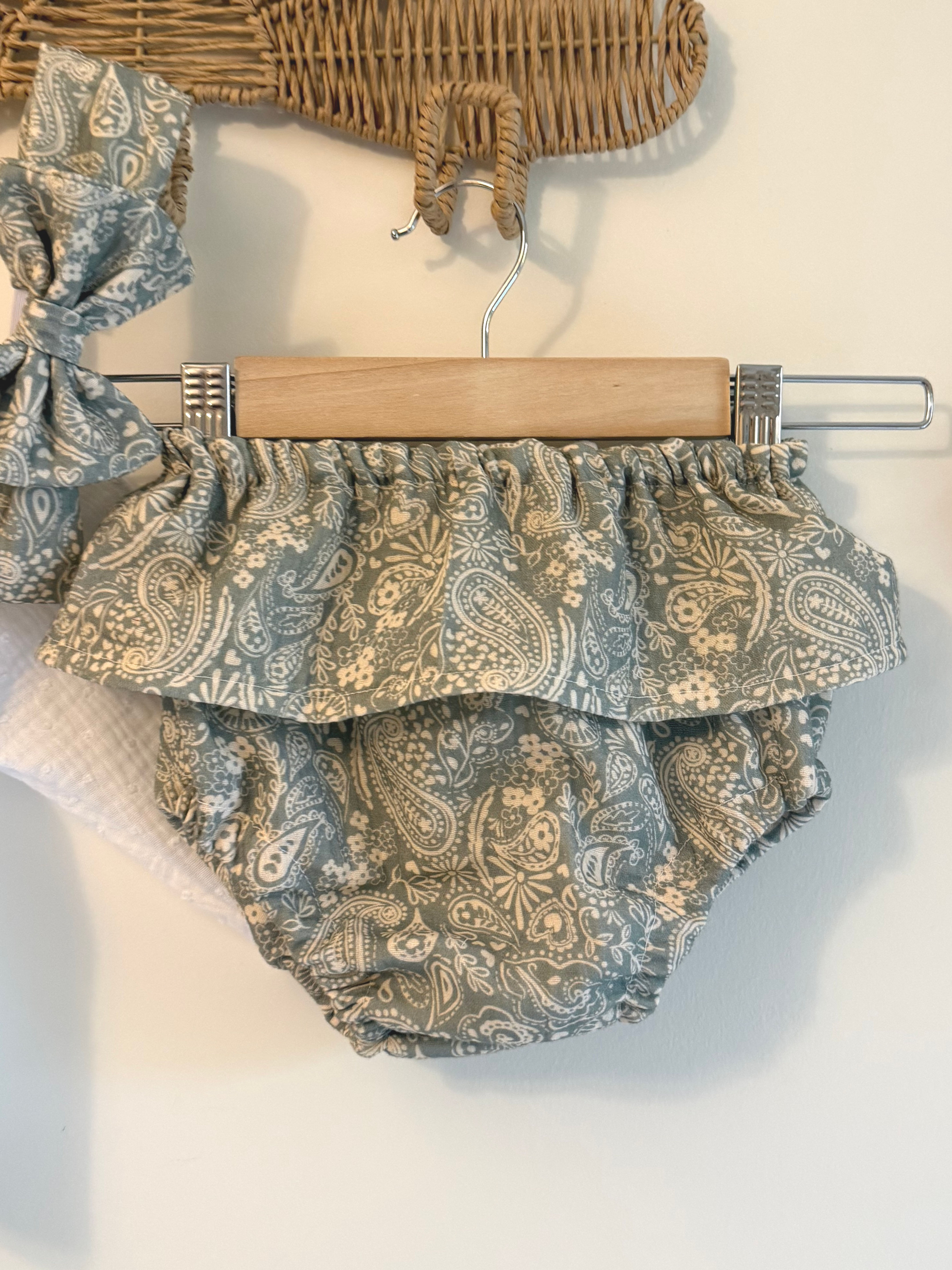 Bloomer volant pesley vert sauge 