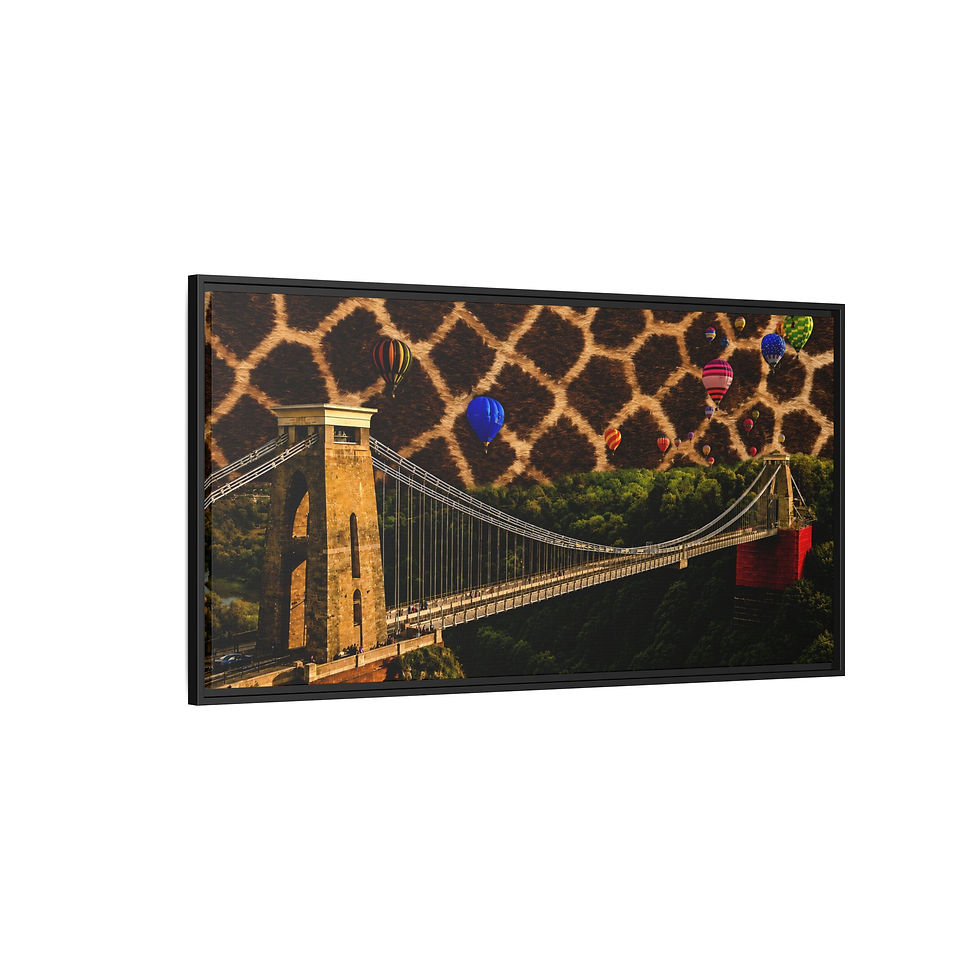 Thumbnail: Clifton Suspension Bridge – Giraffe Edition product view 4