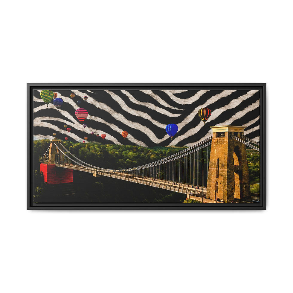 Thumbnail: Clifton Suspension Bridge – Zebra Edition product view 7