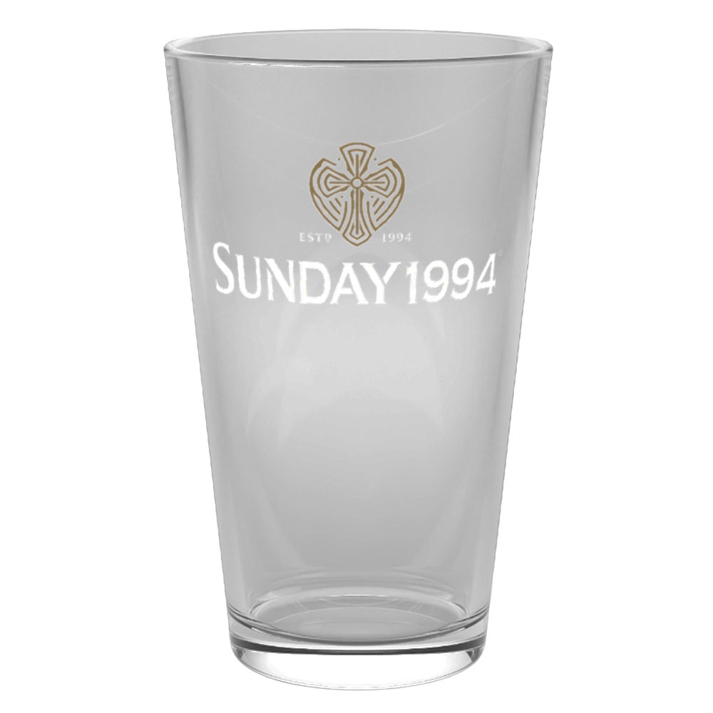 Split The 'S' Pint Glass