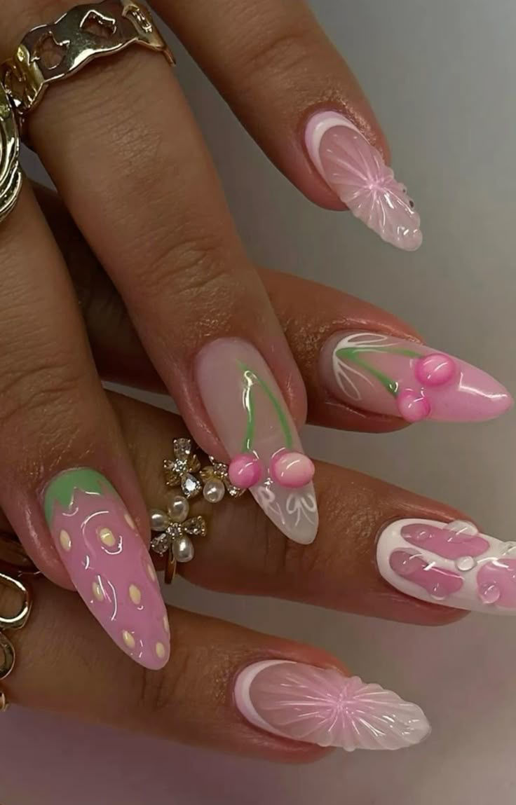 Strawberry Nails