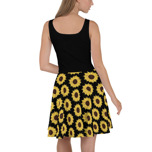 Sunflower Flared Dress | Design Garden Sunflower Flared Dress | Design Garden