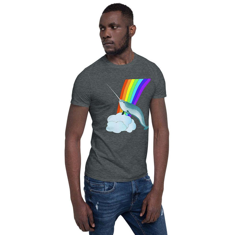 Thumbnail: Narwhal Short-Sleeve Unisex T-Shirt