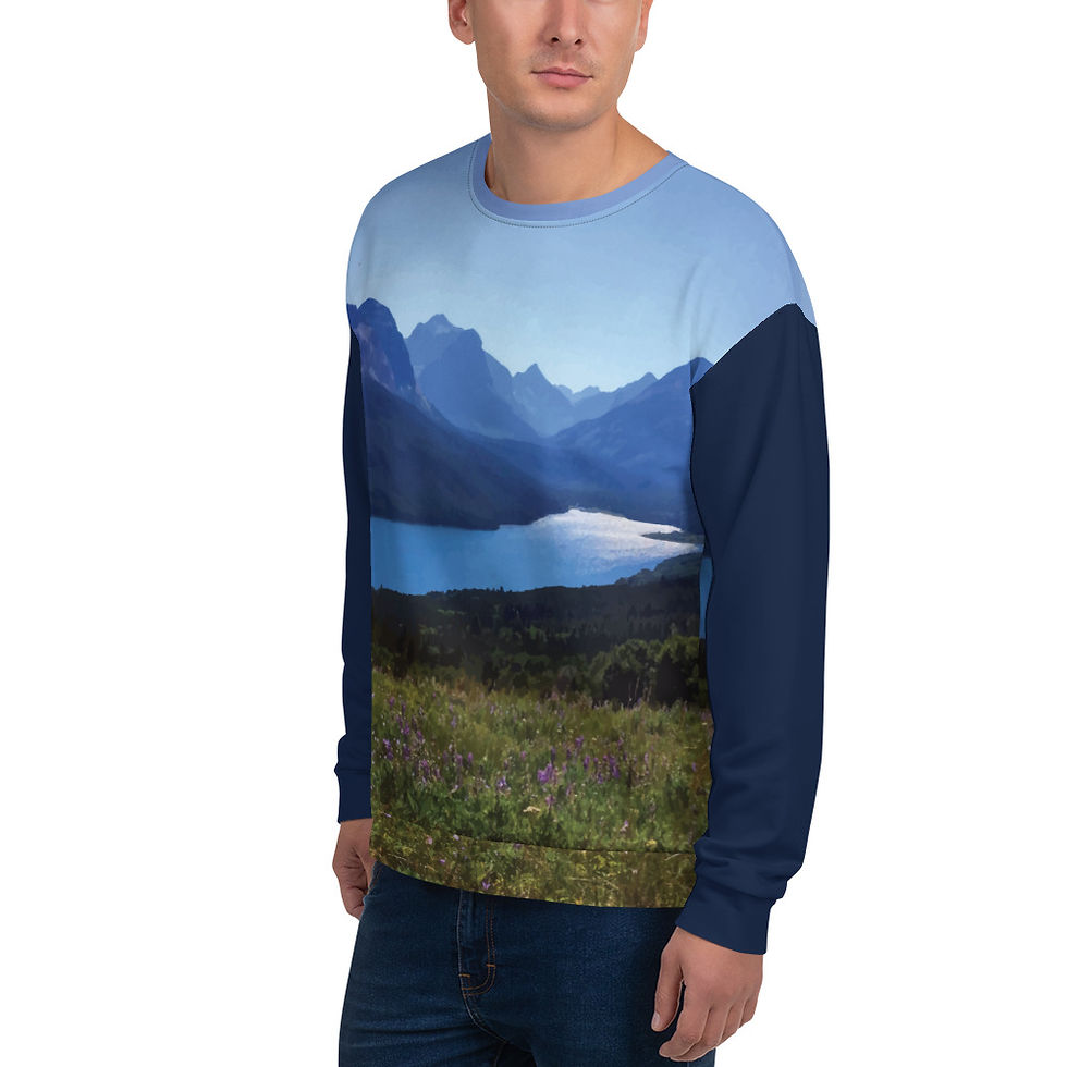 Thumbnail: Premium Glacier National Park Sweatshirt