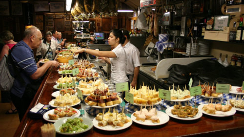 Tapas in Barcelona Spain