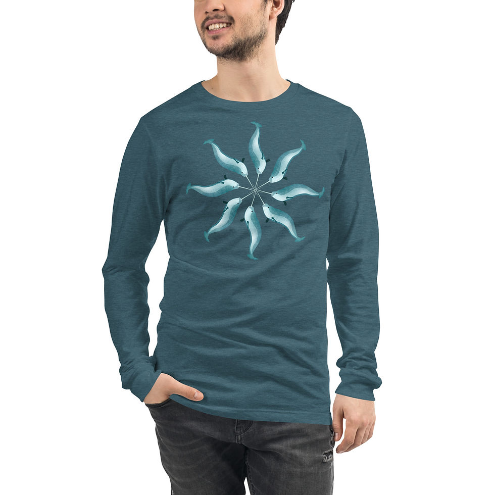 Thumbnail: Dance of the Narwhals  Long Sleeve Tee