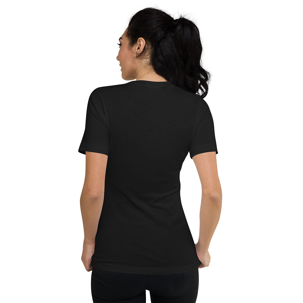 Thumbnail: Bitterroot Flower Unisex V-Neck T-Shirt