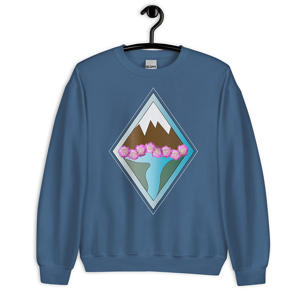Thumbnail: Bitterroot Flowers + Mountain Sweatshirt
