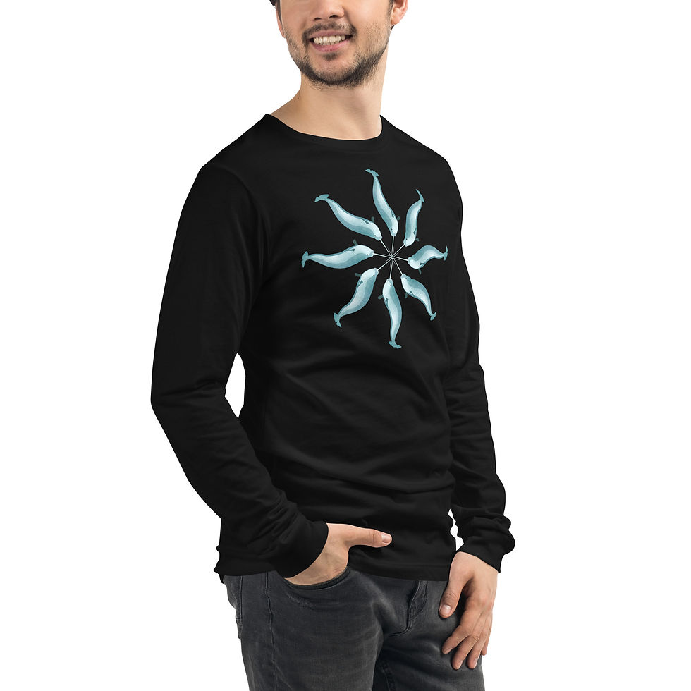 Thumbnail: Dance of the Narwhals  Long Sleeve Tee