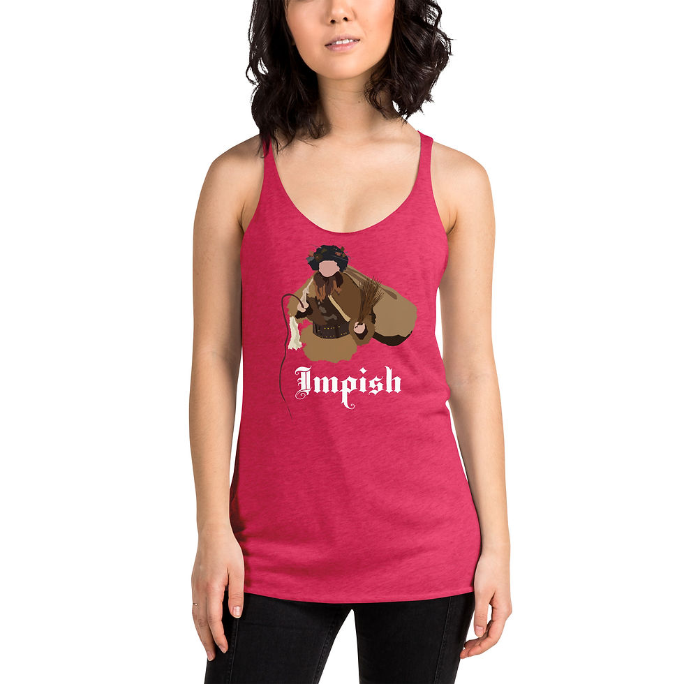 Thumbnail: Dwight Schrute Belsnickel "Impish" Racerback Tank