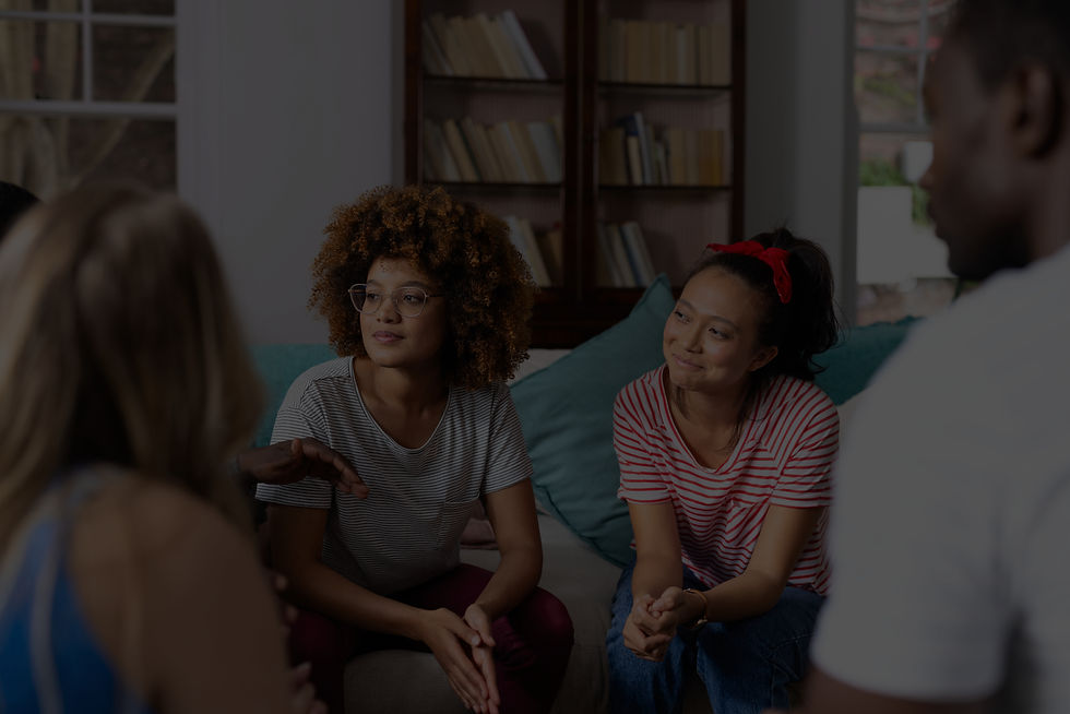 People looking at each other and smiling | Therapy for interpersonal issues in NY & MA | 10002 | 10009 | 10129