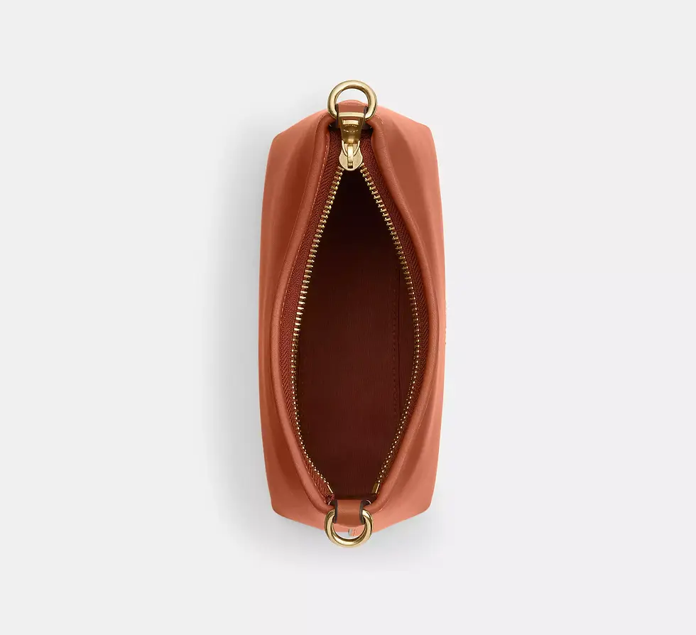 Thumbnail: Coach Laurel Small Smooth Leather Shoulder Bag - Tan