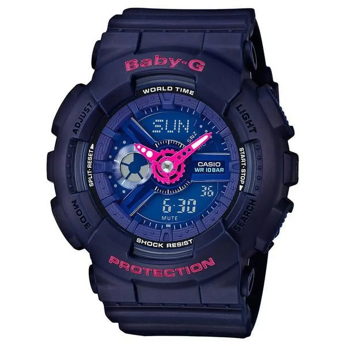 Baby-G Protection Purple and Pink Multi Function