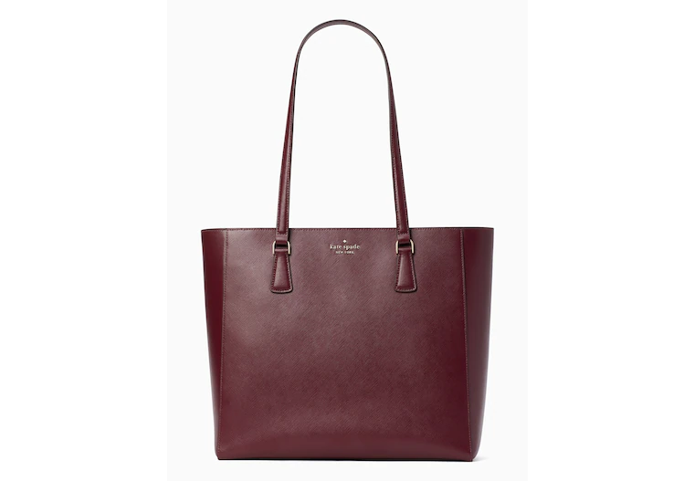 Thumbnail: Kate Spade Perry Saffiano Leather Laptop Tote In Deep Berry