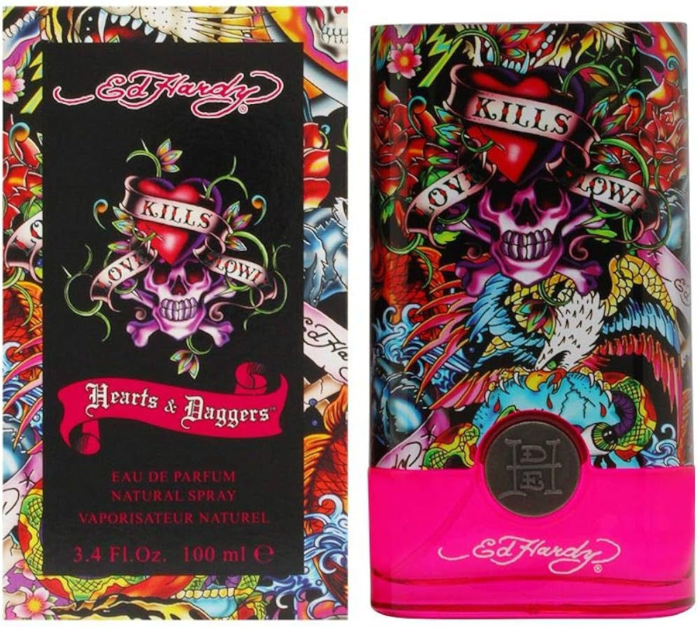 Women's Hearts And Daggers By Ed Hardy 3.4oz