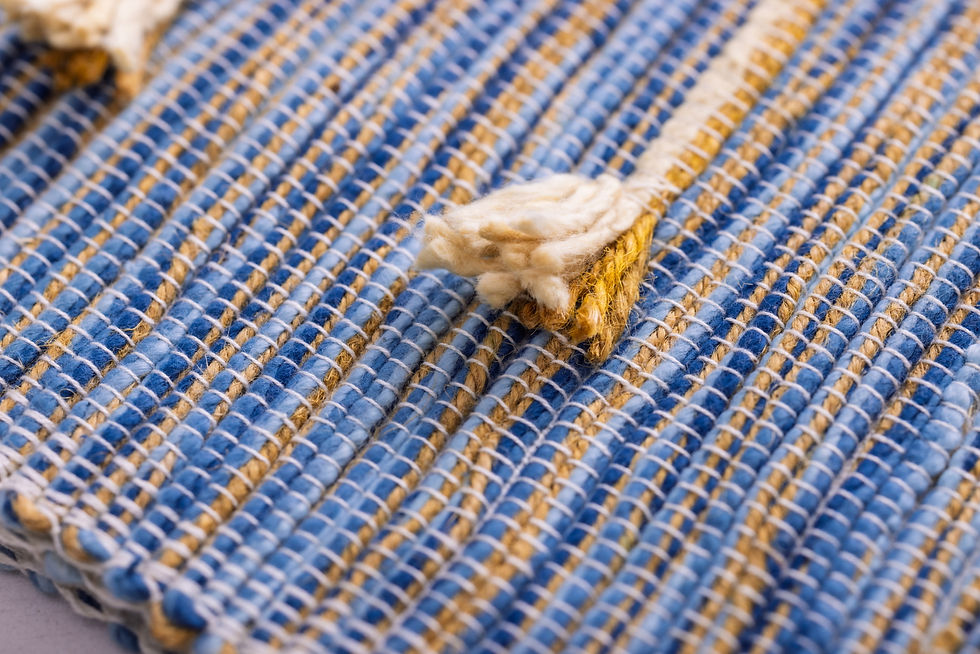 Thumbnail: Yoga Mat Indigo Blue & Curcuma Yellow