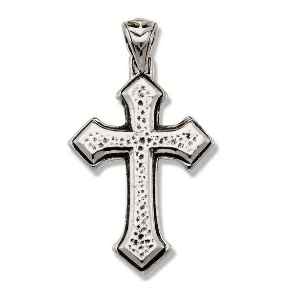 Samuel Hammered Cross Pendant