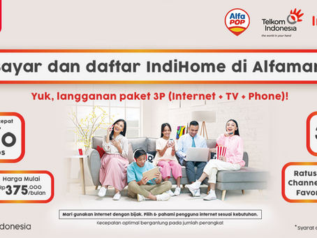 Kerjasama Indihome - Alfapop- Alfamart