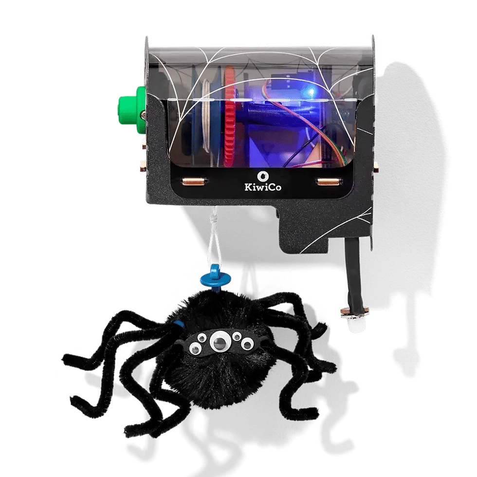 Motion-Sensing Spider Workshop 5-10 yrs old (includes kiwico package and snack)