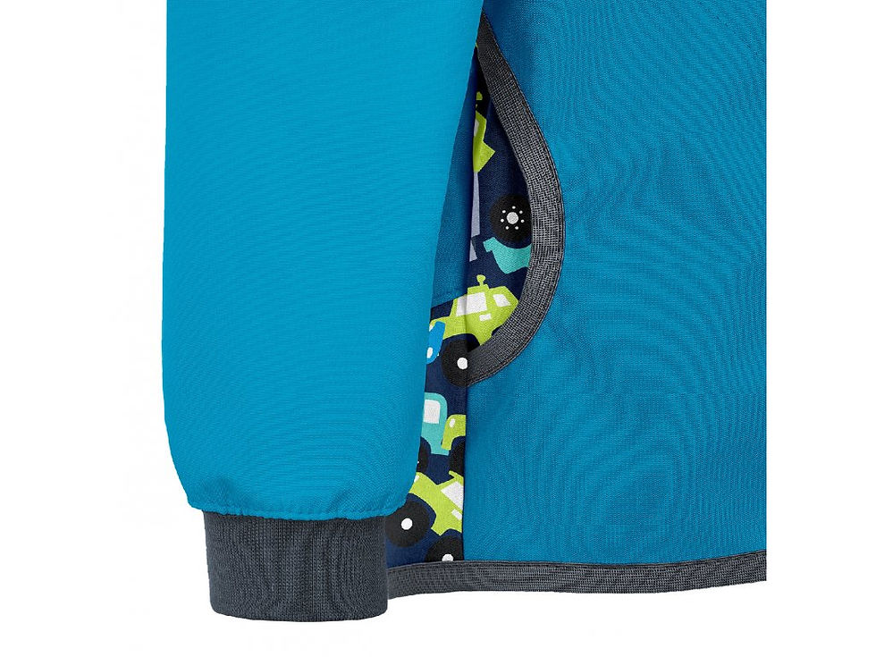 Thumbnail: Softshell jacket without insulation, aqua, cars