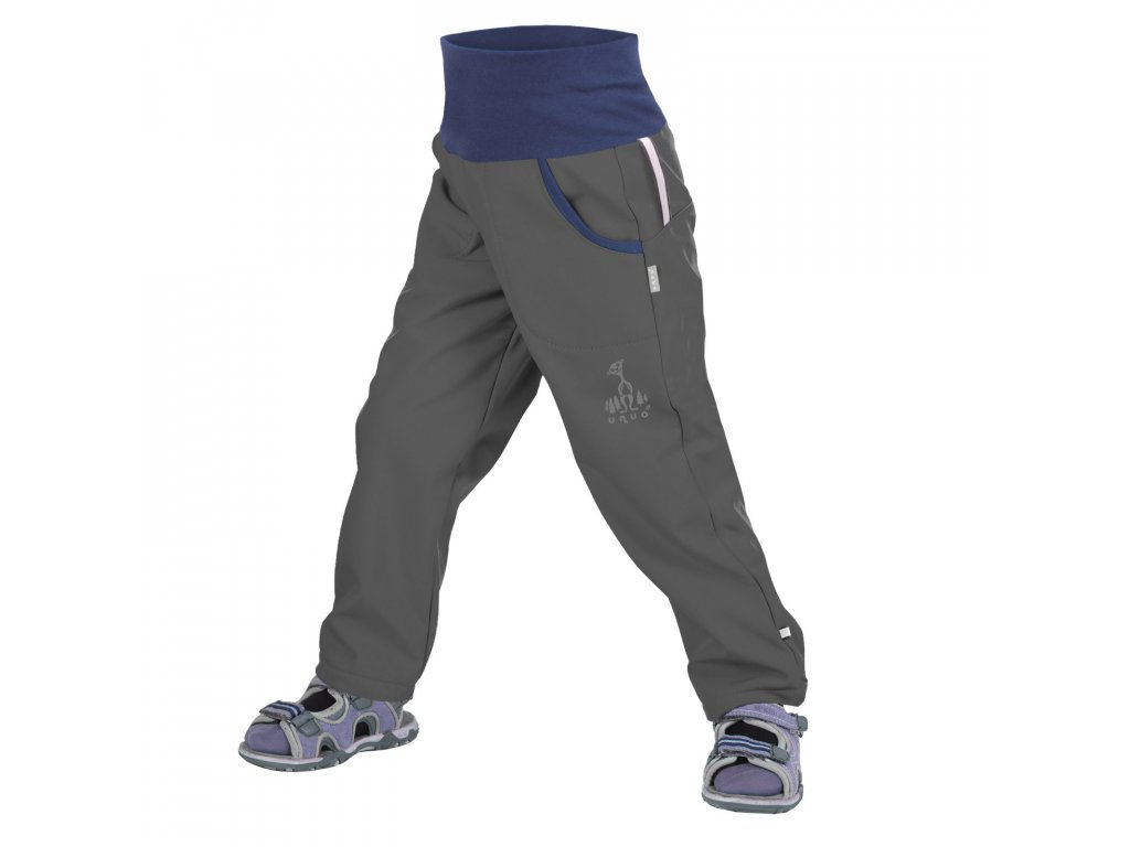 Pantalon softshell d'été, gris foncé