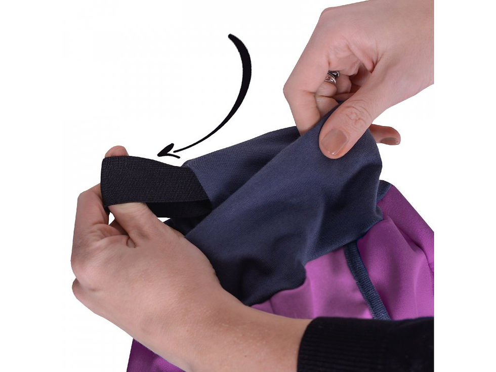 Miniature : Pantalon softshell avec polaire, violet mûre
