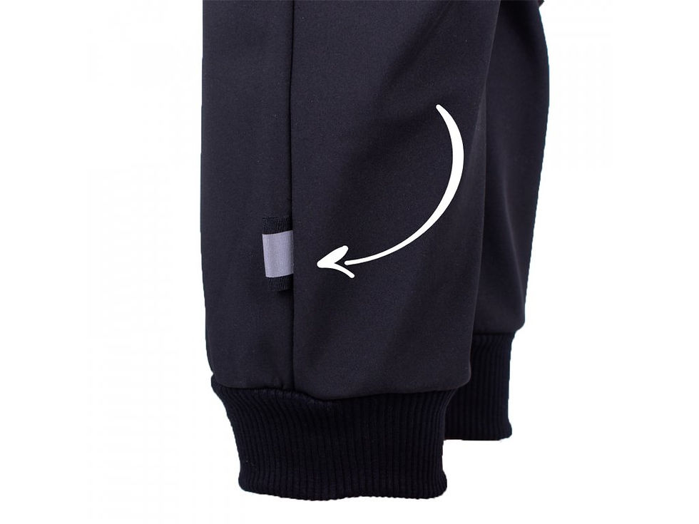 Miniature : Pantalon softshell d'été, Street, noir