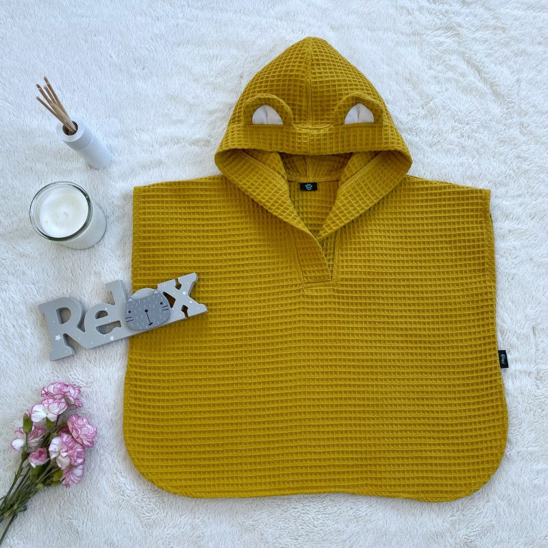 Thumbnail: Poncho with hood and ears, various colours