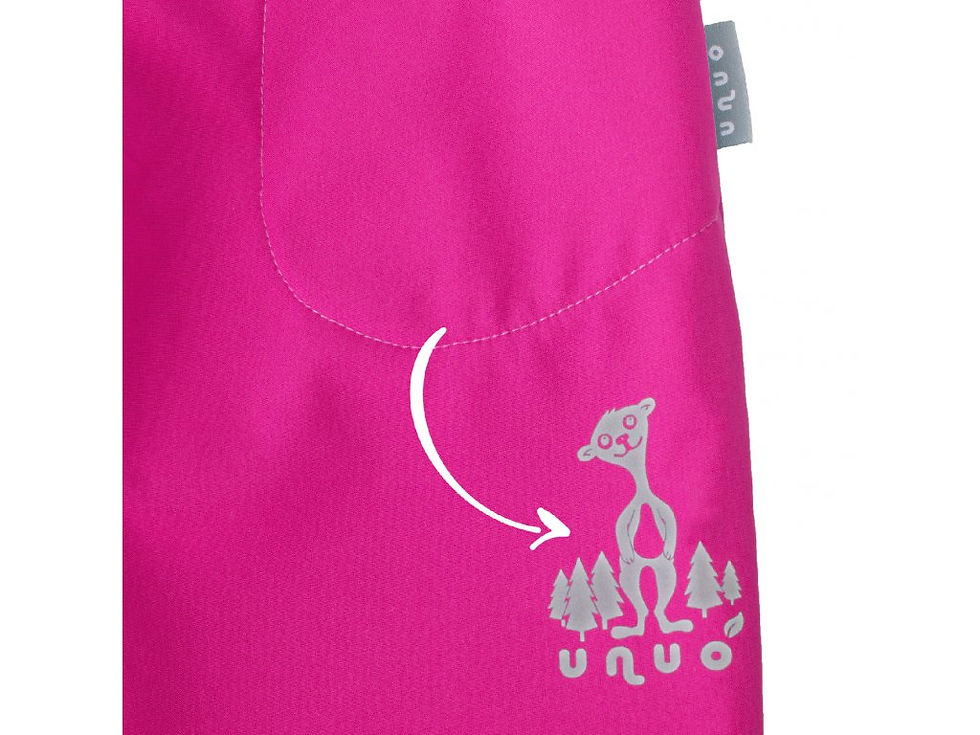 Thumbnail: Softshell trousers with fleece, fuchsia