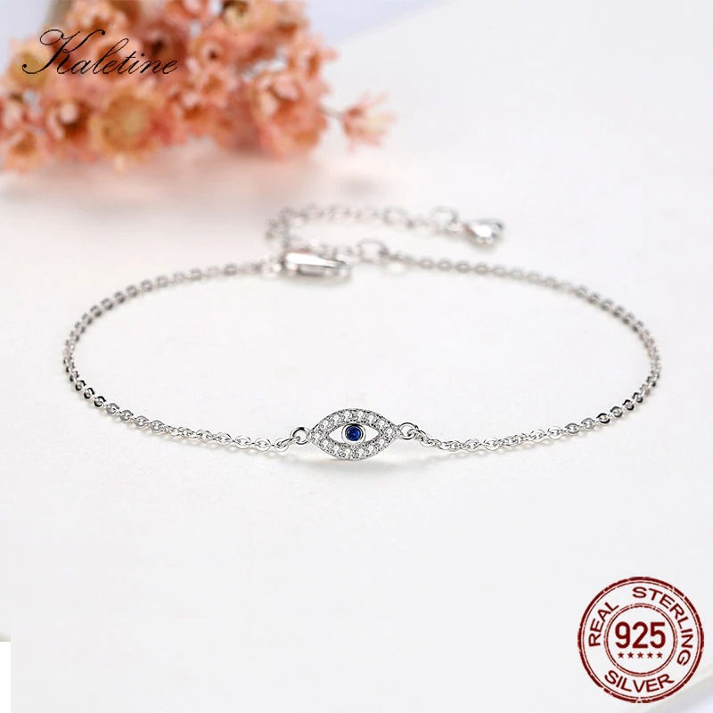 Thumbnail: Sterling Silver Mystic Evil Eye Bracelet