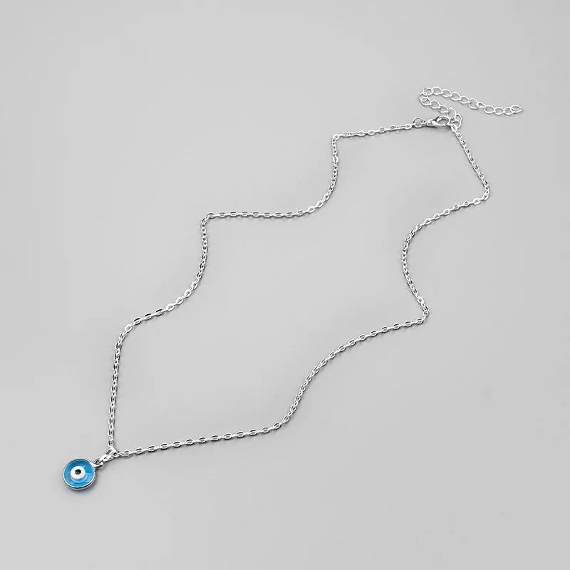 Thumbnail: Light Blue Evil Eye Necklace
