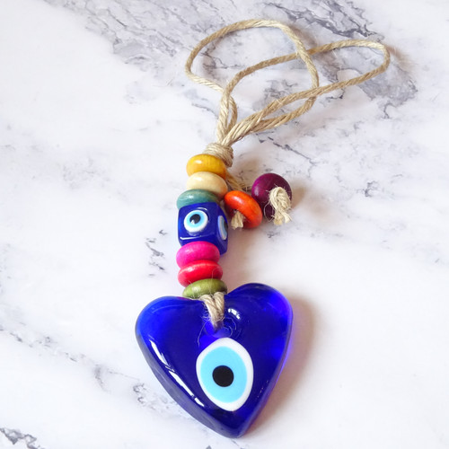 Evil Eye Love Heart Wall Hanging The Evil Eye Company