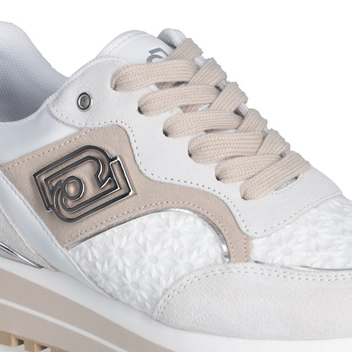 Liu •Jo Women's Sneakers White and Beige | Leo Bell Store