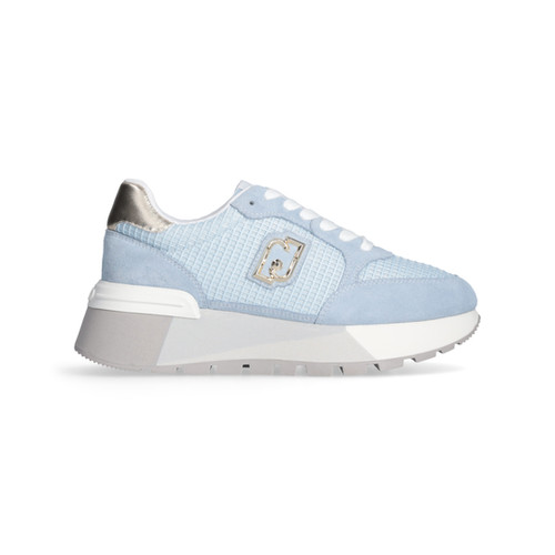 【関税&送料込】Liu Jo Sneakers Blue Liu •Jo Women's Blue Sneakers With Glossy Details | Leo Bell
