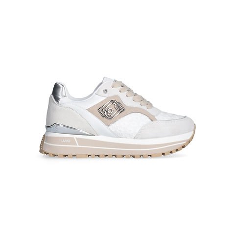 【関税&送料込】Liu Jo Sneakers Beige Liu •Jo Women's Sneakers White and Beige | Leo Bell Store
