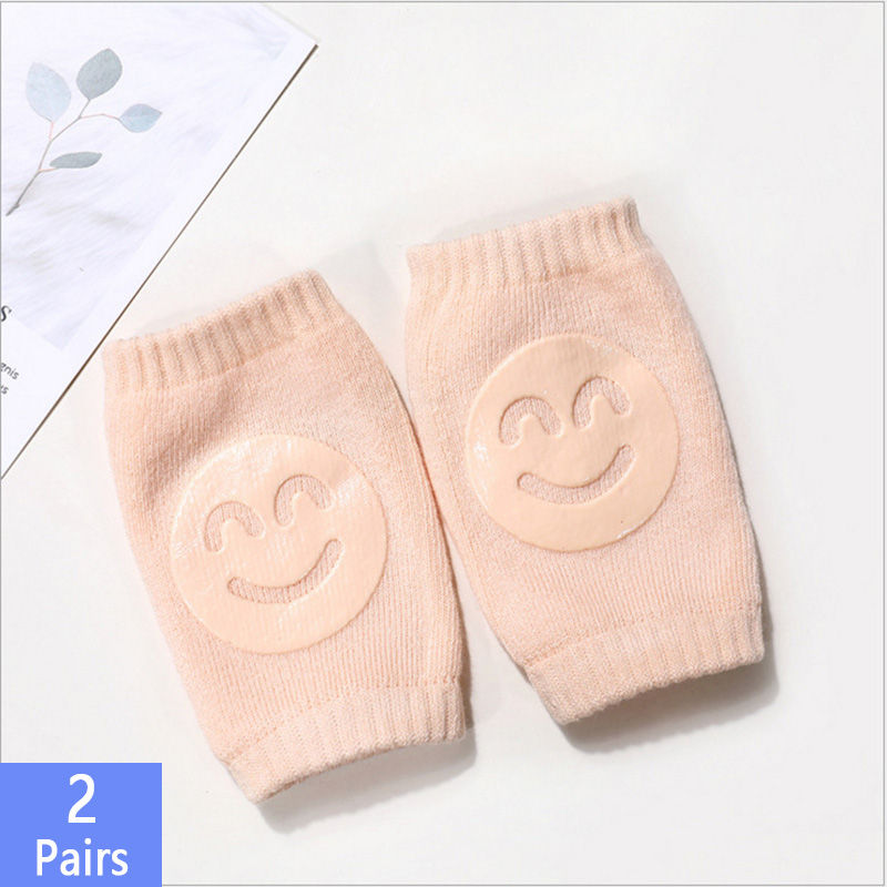 Miniatura: 2 pares crianças antiderrapante rastejando cotovelo joelheiras conjunto infanti