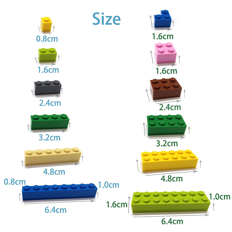 Miniatura: 600pcs DIY Building Blocks Thin Figures Bricks Lamp 12Colors Educational Creativ