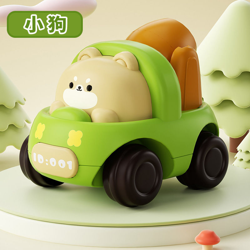 Miniatura: Carro de brinquedo do bebê para 6 12 meses carro de fricção infantil borracha