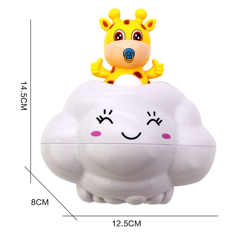 Miniatura: Brinquedo de banho de bebê, banho bonito natação pulverização de água nuve