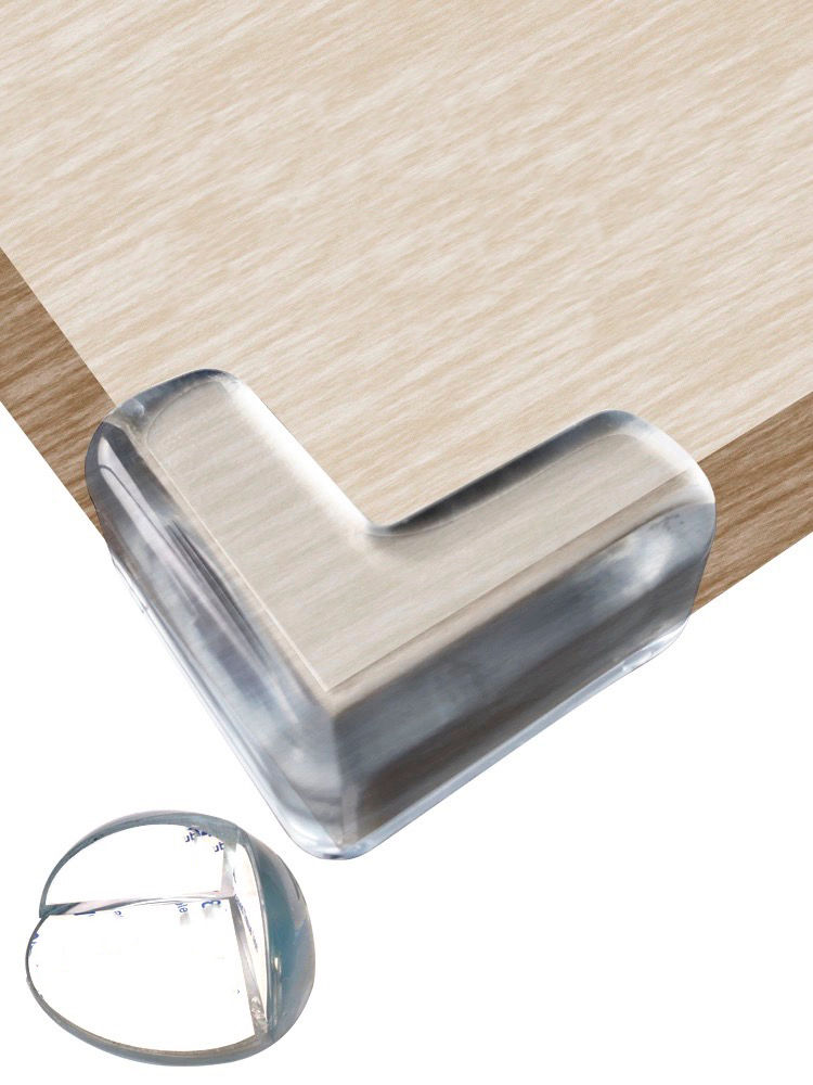 Miniatura: Transparente Baby Table Canto Borda Proteção Capa, Silicone Desk Protector, Gu