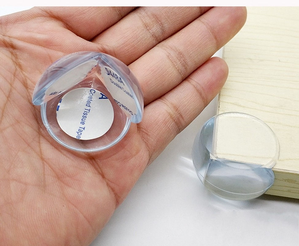 Miniatura: Transparente Baby Table Canto Borda Proteção Capa, Silicone Desk Protector, Gu