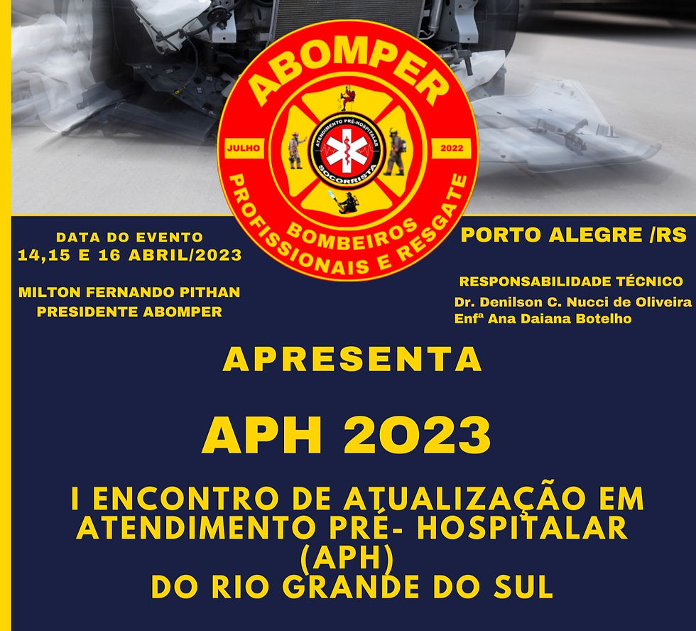 I ENCONTRO DE ATUALIZAÇÃO EM ATENDIMENTO PRÉ- HOSPITALAR/RIO GRANDE DO SUL