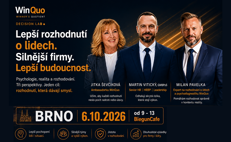Decision LAB 01 Brno, 6. října 2026