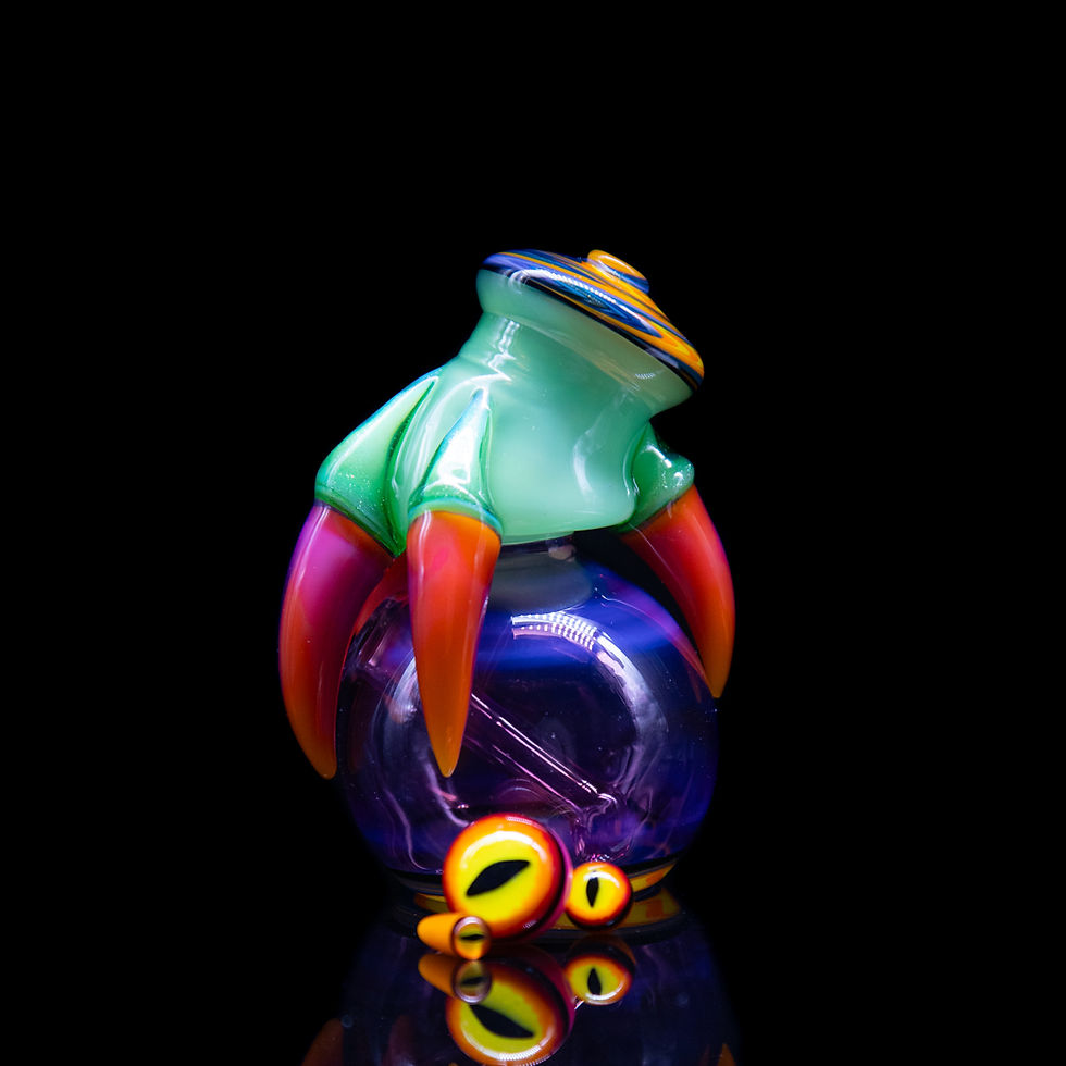 Mike Luna Mini wigwag Claw Orb | SmokerzGlass