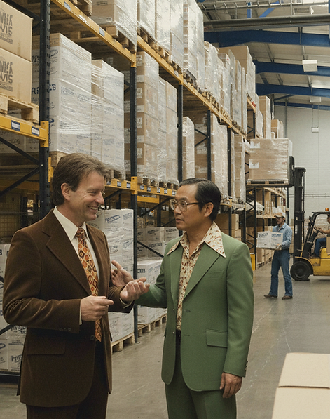 Banker in the Warehouse