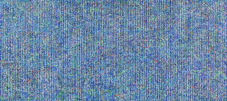 연(緣)YEON-Spring 01, Mixed media on canvas, 64x150cm, 2020