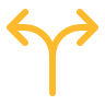 Icon Abzweigung