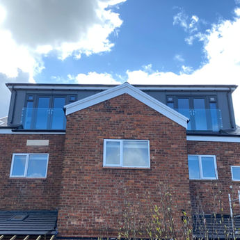 A house with a new roof and windows