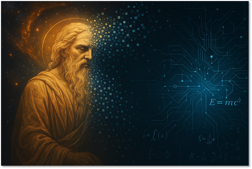 From halo to algorithm — the new architecture of belief